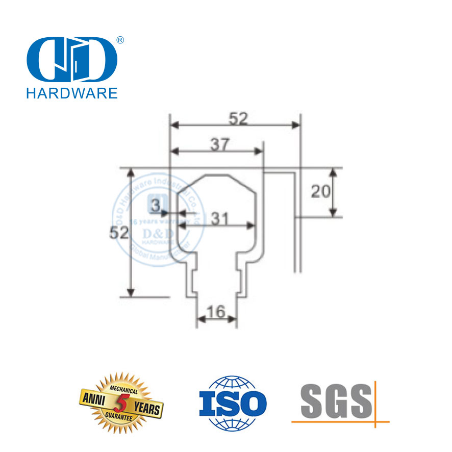 Factory Stainless Steel Iron Glass Fitting Frameless Sliding Door Glass Hardware Furniture Accessory For Bathroom-DDGS143