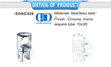 Stainless Steel Industrial Shower Enclosure Glass Panel Connector Shower Cubicle Partitions-DDSC029