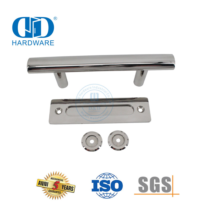 Stainless Steel Pss Finish Cabinet Closet Door Accessories Barn Pull Push Handle Tubular Pull Handle-DDBD101 PSS