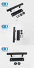 Matt Black Stainless Steel Door Pull Handle Commercial Door Handle Hollow Lever Handle-DDBD101 MB