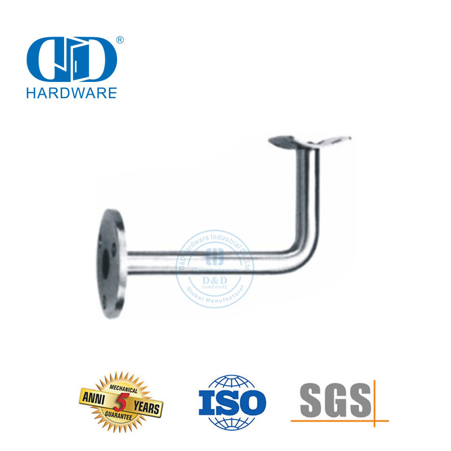 Support Bracket Stainless Steel Stair Rail Accessories Glass Door Hardware Handrail Bracket-DDHB002