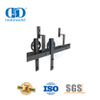 Stainless Steel Black Finish Metal Sliding Barn Door Slide Building Hardware Fittings Door Hardware Track Set-DDBD021
