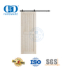 Stainless steel Heavy Duty Barn Door Hardware Bi-folding Barn Door Hardware Track Kit-DDBD005