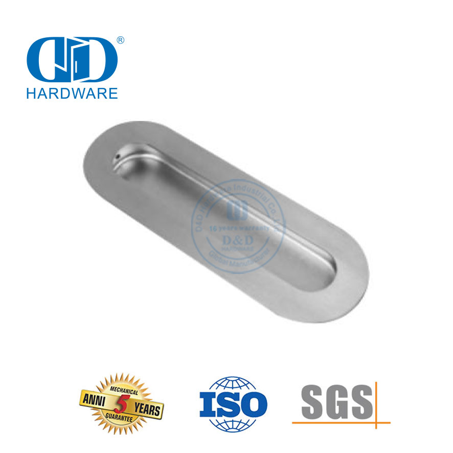 Stainless Steel Construction Hardware Barn Door Handle Sliding Door Handle Handles Set Pull and Flush Hardware-DDBD110
