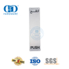 Custom Push Plate Stainless Steel 304/316 Hardware Fittings Sign Plate Toilet Hotel School Door Signature Plate-DDSP011