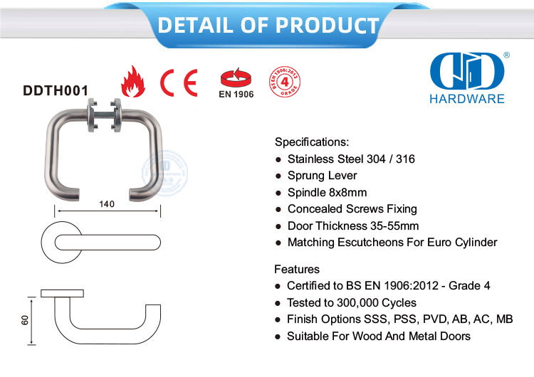 Lever Type Door Handle