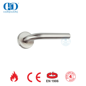 Furniture Hardware Accessories EN 1906 Bedroom Door Hollow Lever Handle-DDTH002-SSS