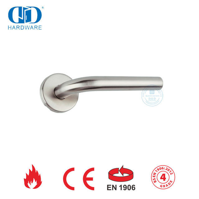 Furniture Hardware Accessories EN 1906 Bedroom Door Hollow Lever Handle-DDTH002-SSS