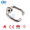 PSS Finished EN 1906 Stainless Steel Round Tubular Door Lever Handle-DDTH001-PSS