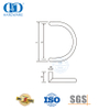 Glass Bathroom C Shape Stainless Steel Door Hardware Pull And Flush Barn Door Handle Set-DDPH003