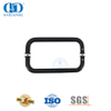 Route Solid Steel Round Pull And Flush Glass Door Pull Handle for Glass Door-DDPH007-A-MB