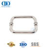 Polished Chrome Round Tube Stainless Steel Bathroom Door Knobs Glass Door Handle-DDPH007