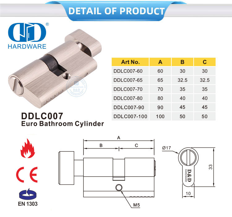 Privacy Door Cylinder