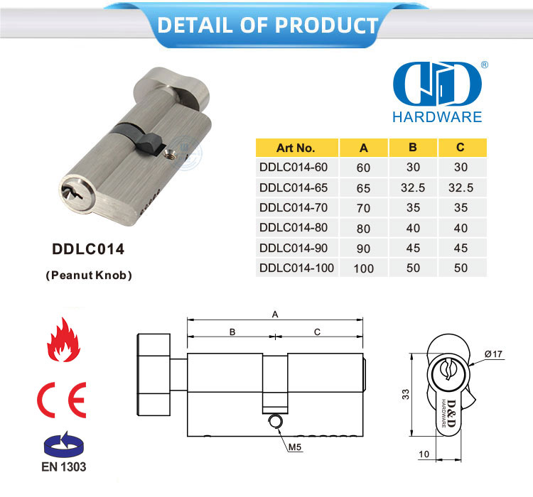Peanut Knob Single Cylinder