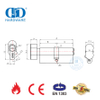 BS EN1303 Solid Brass Modern Style Thumb Turn Cylinder for Bedroom Door-DDLC024-70mm-SN