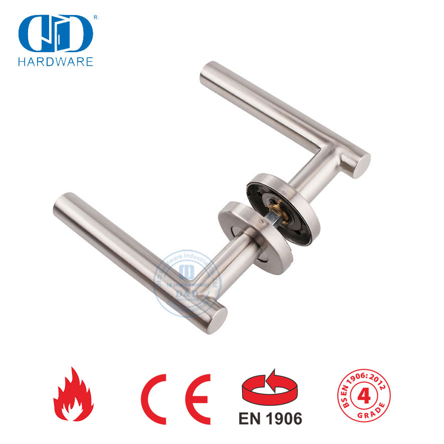 EN 1906 Good Quality Straight Tubular Type Lever Handle-DDTH009-SSS