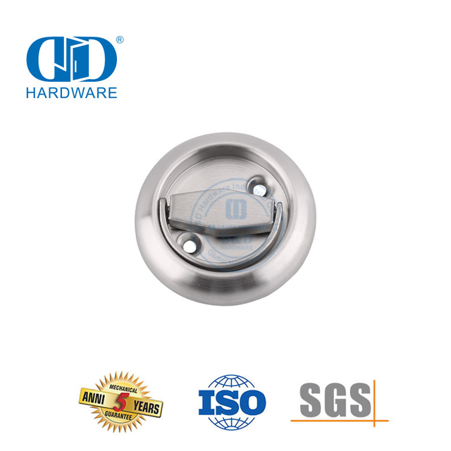 High Quality Hidden Recessed Concealed Door Handle Stainless Steel Solid Flush Pull Ring-DDFH013