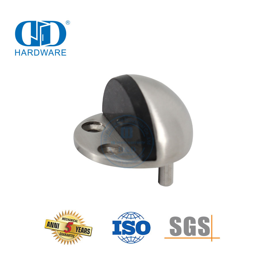3M Self Adhesive Anti-Collision Door Holder Stainless Steel Door Stop Without Drilling Door Stopper with Rubber Bumper-DDDS046