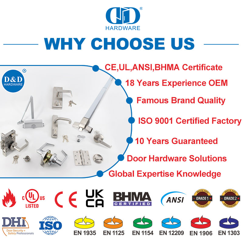 BHMA ANSI Grade 1 Heavy Duty Commercial Interior Door Hinge for Saudi Arabia-DDSS001-ANSI-1-5x4.5x4.8mm