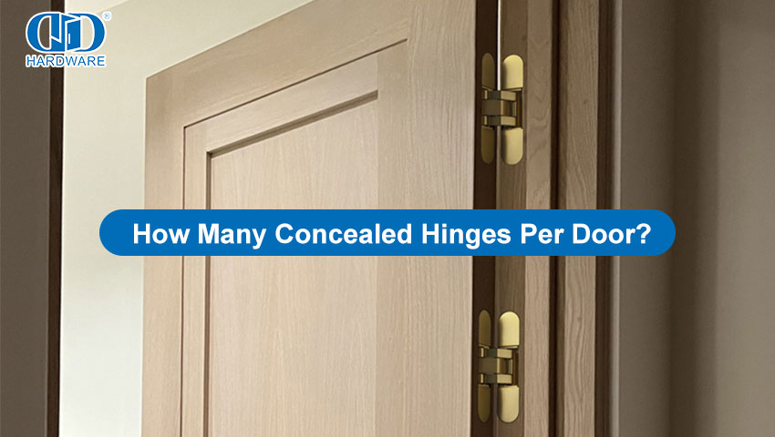 How Many Concealed Hinges Per Door?