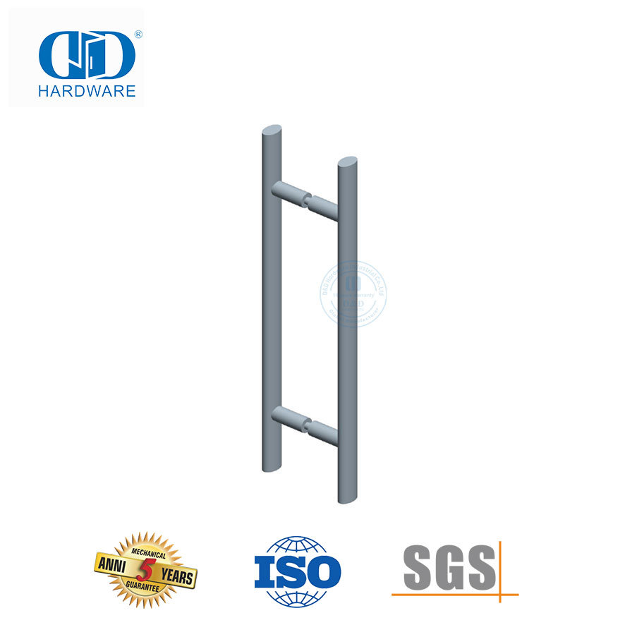 Round Tube Ladder Style Front Door Stainless Steel Pull Handles for Wooden And Glass Door-DDPH037