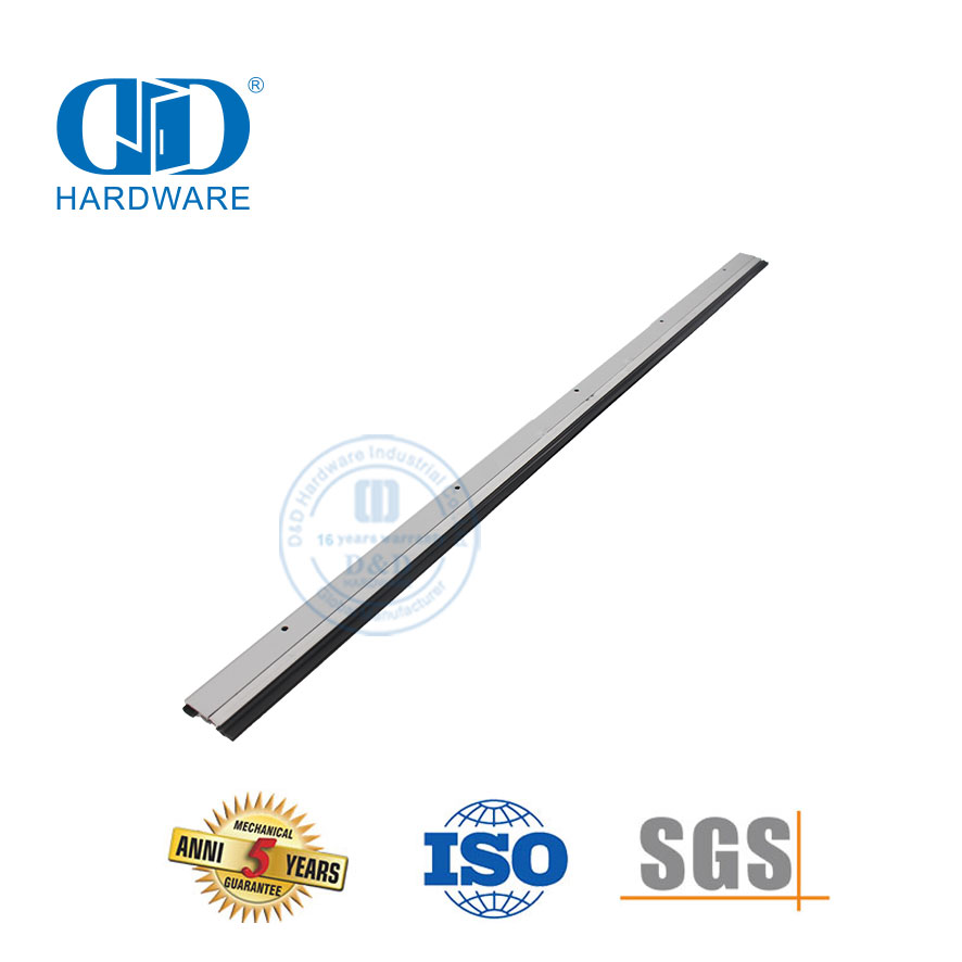 UL Easy Installation Acoustic Automatic Hot Air Proof Building Hardware Accessory Aluminum Concealed Door Bottom Seal-DDBS003