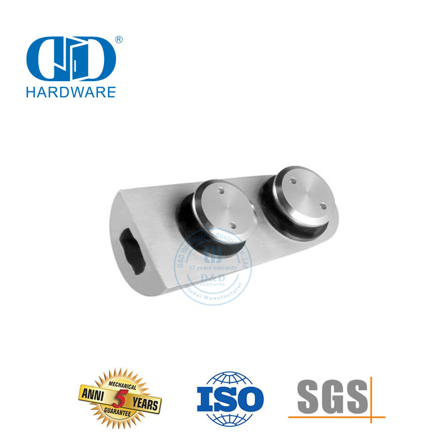 Stainless Steel Bottom Door Pivot Glass Door Hardware Pivot Patch Fitting Upper Pivot-DDGP012