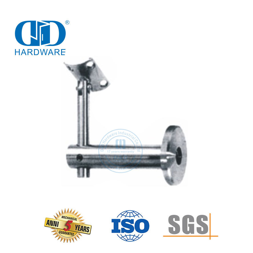 Stair Rail Accessories Stainless Steel Glass Clamp Bracket Glass Door Hardware Handrail Bracket-DDHB004