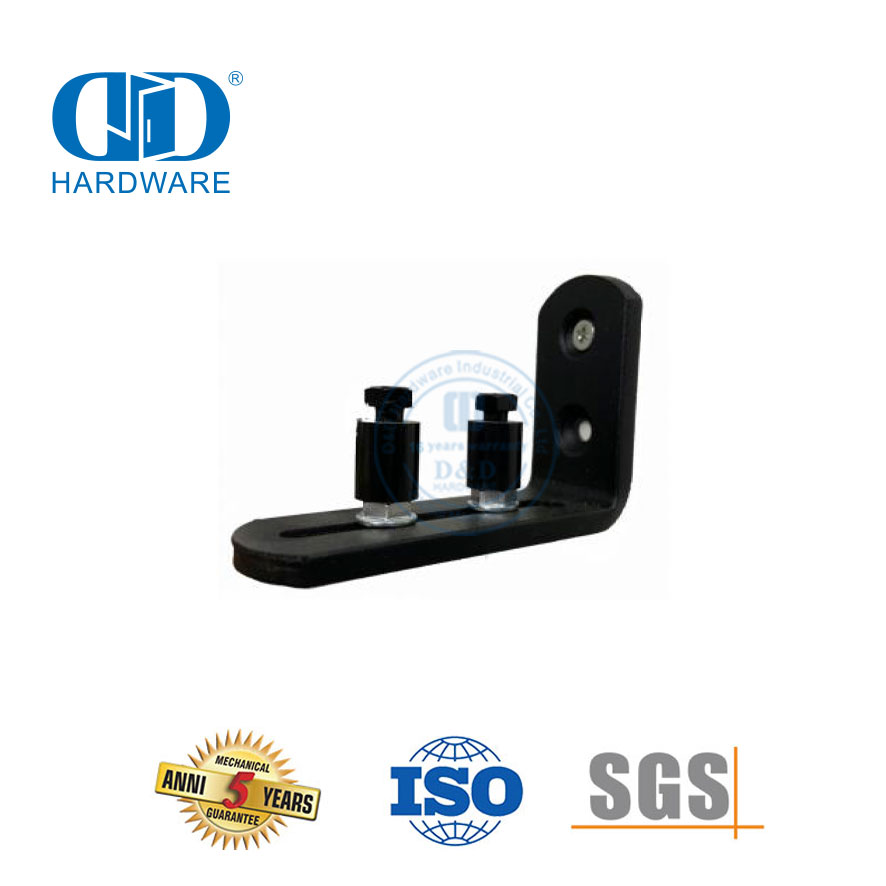 Stainless Steel Quiet Double Kit Sliding Barn Door Hardware Heavy Duty Barn Door Hardware Set Track Kit-DDBD077