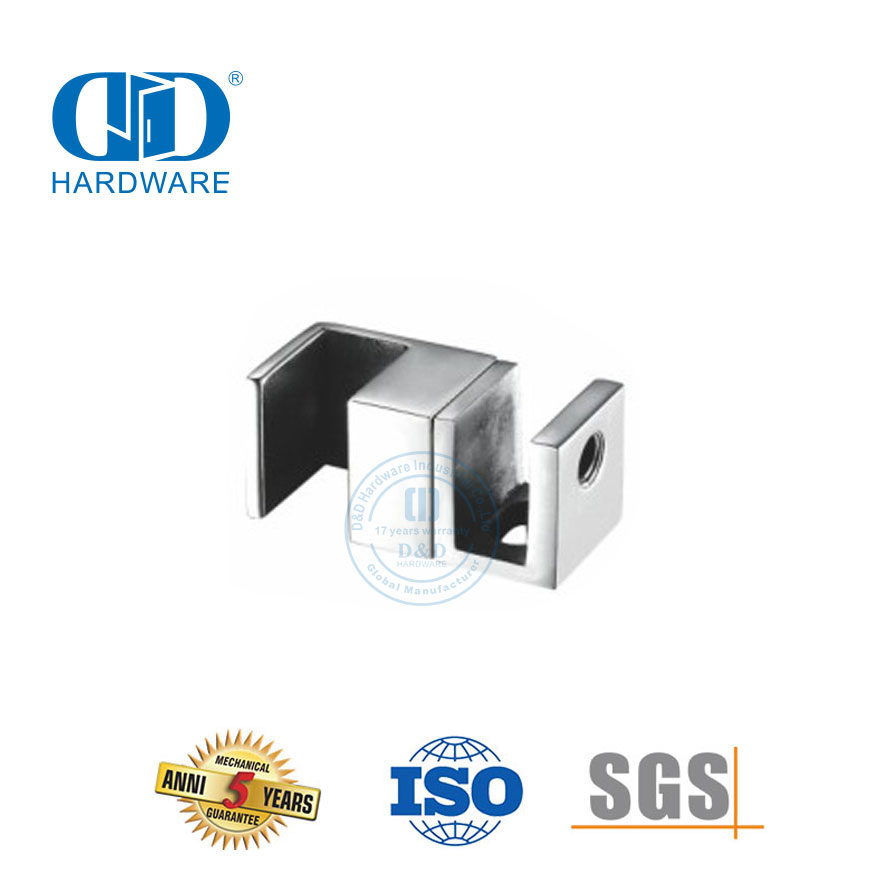 Stainless Steel Shower Sliding Door Hardware Glass Connector Hardware Glass Fitting-DDSL002-6