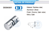 Stainless Steel Furniture Accessory Shower Cubicle Knob Shower Room Door Knobs For Shower Glass Door-DDSK001