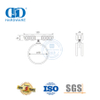 Stainless Steel Door Clamp Soft Close Wall Mounted Wheel Hanging Type Glass Fitting For Sliding Single Door-DDGS134