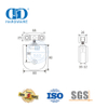 Door Clamp Stainless Steel Iron Sliding Door Hanging Roller Door Hardware Glass Fitting For Shower Bathroom-DDGS136