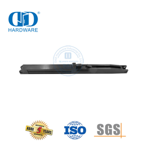 Stainless Steel Black Soft Close Non Dril Hole Sliding Door Kits Barn Door Hardware Kit-DDBD136