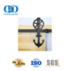 Stainless Steel Door Hardware Track Set Modern Interior Solid Wood Sliding Pocket Door Barn Door Hardware-DDBD014
