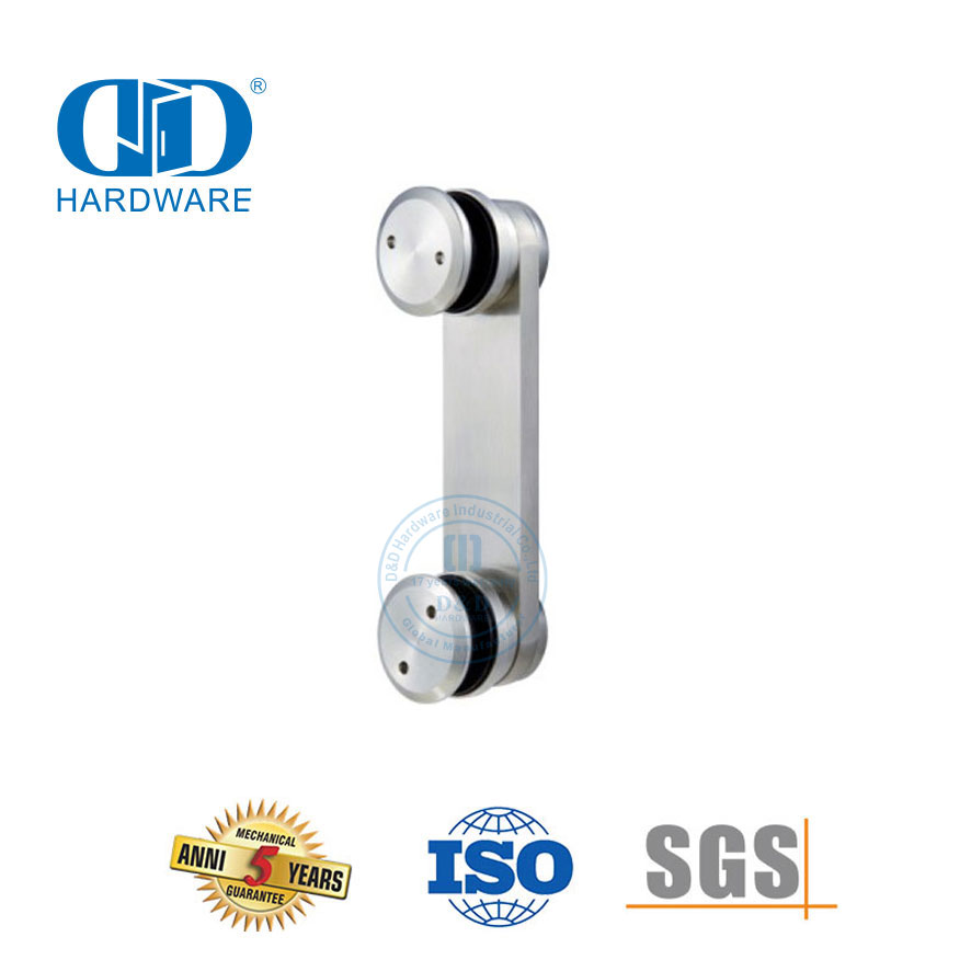 Stainless Steel Horizontal Glass Connector Furniture Accessory Glass Door Pivot-DDGP017