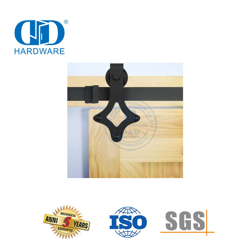 Stainless steel Sliding Barn Door Hardware Door Hardware Track Set Steel Garage Hardware-DDBD003