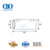 Stainless Steel Glass Panel Bracket Connector Shower Cubicle Partitions Glass Panel Connector-DDSC037