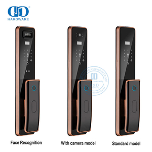 Luxury Wifi Remote Capture with Camera Key Fingerprint Smart Door Lock-DDEL011