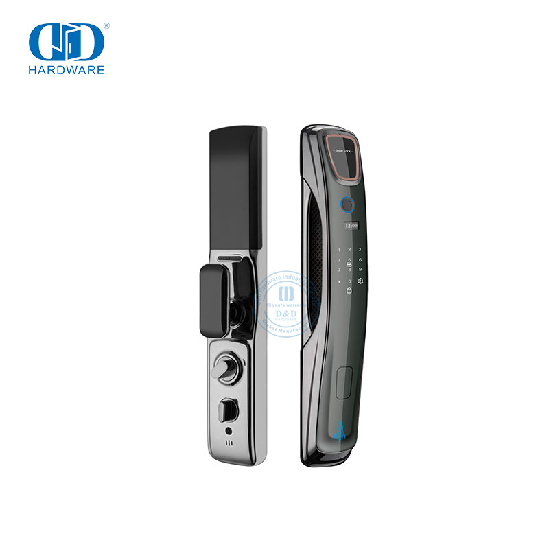 New Design Wifi Remote Capture with Camera Key Fingerprint Smart Door Lock-DDEL010
