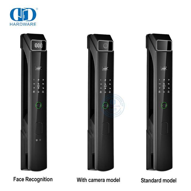Digital Card Security Safe Electronic Fingerprint Remote Control Smart Door Lock with Camera and Audio-DDEL023
