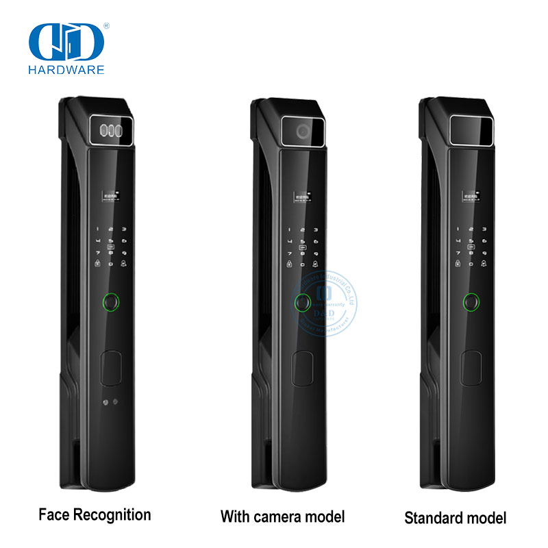 Digital Card Security Safe Electronic Fingerprint Remote Control Smart Door Lock with Camera and Audio-DDEL023