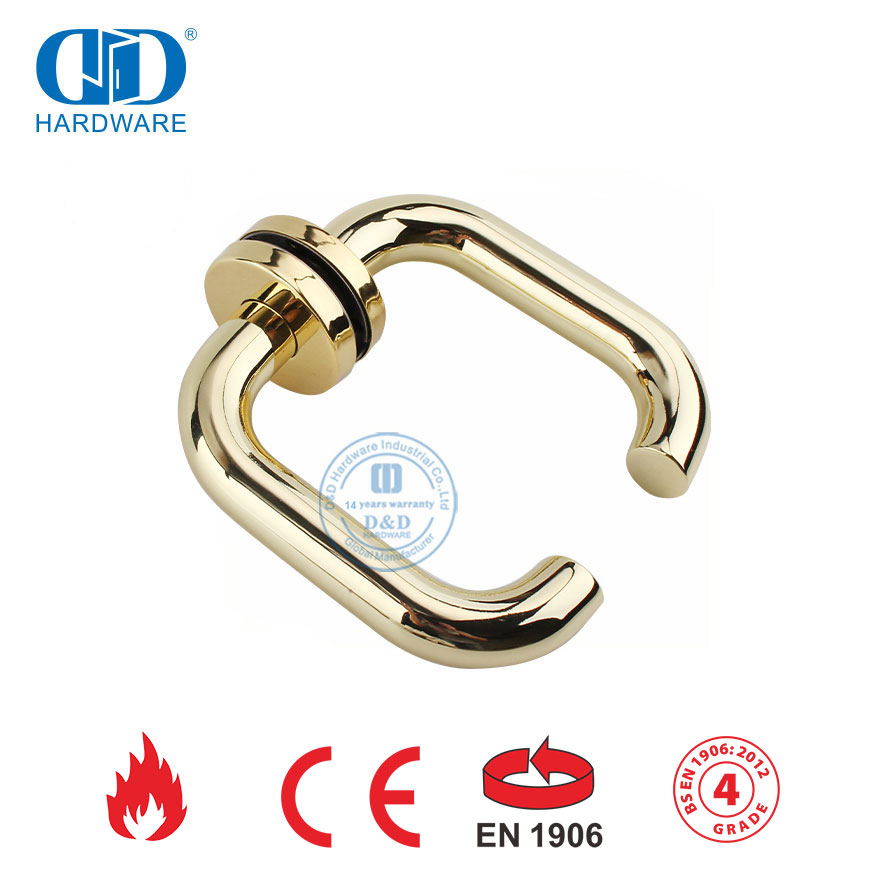 Stainless Steel 304 BS EN 1906 Lever Handle for Wooden Door-DDTH001-PVD