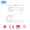 SUS 304 Round Rosette Tube Lever Handles with EN 1906 Certification-DDTH005-SSS