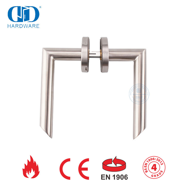 New Design Funiture Hardware EN 1906 Hollow Tube Lever Handle-DDTH012-SSS