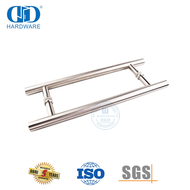 China Professional Supplier Stainless Steel Glass Door Pull Handle for Entrance Doors-DDPH001-D-SSS