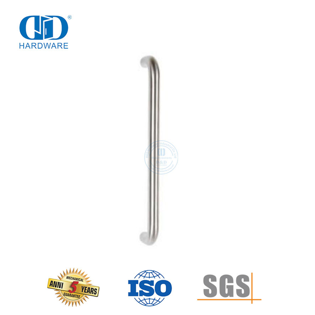 Durable Custom Stainless Steel Offset Glass Handle for Bathrooms Shower-DDPH020