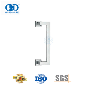 Square One Side Stainless Steel 304 Pull And Push Door Handle for Office Glass Door-DDPH036