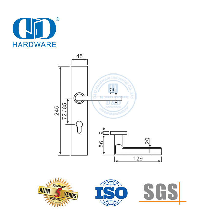 Why EN 1906 Grade 4 and EN 1634 Fire-Rated Door Handles Are the Top Choice for Modern Buildings