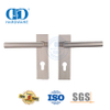 Silent Split Door Lock Living Room Wooden Door Lever Handle with Rectangel Plate -DDTP009